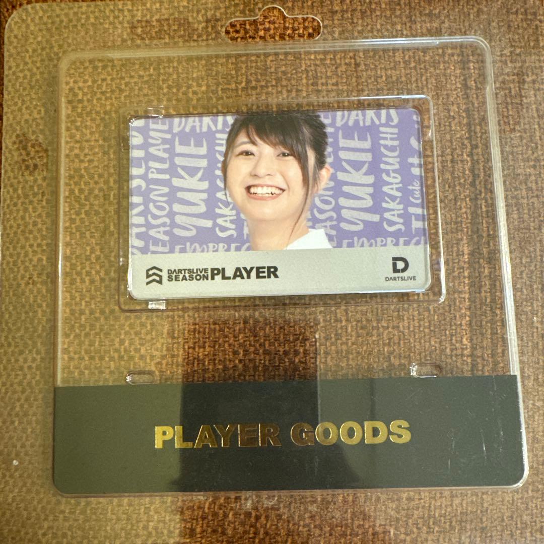 坂口優希恵選手ダーツライブカード