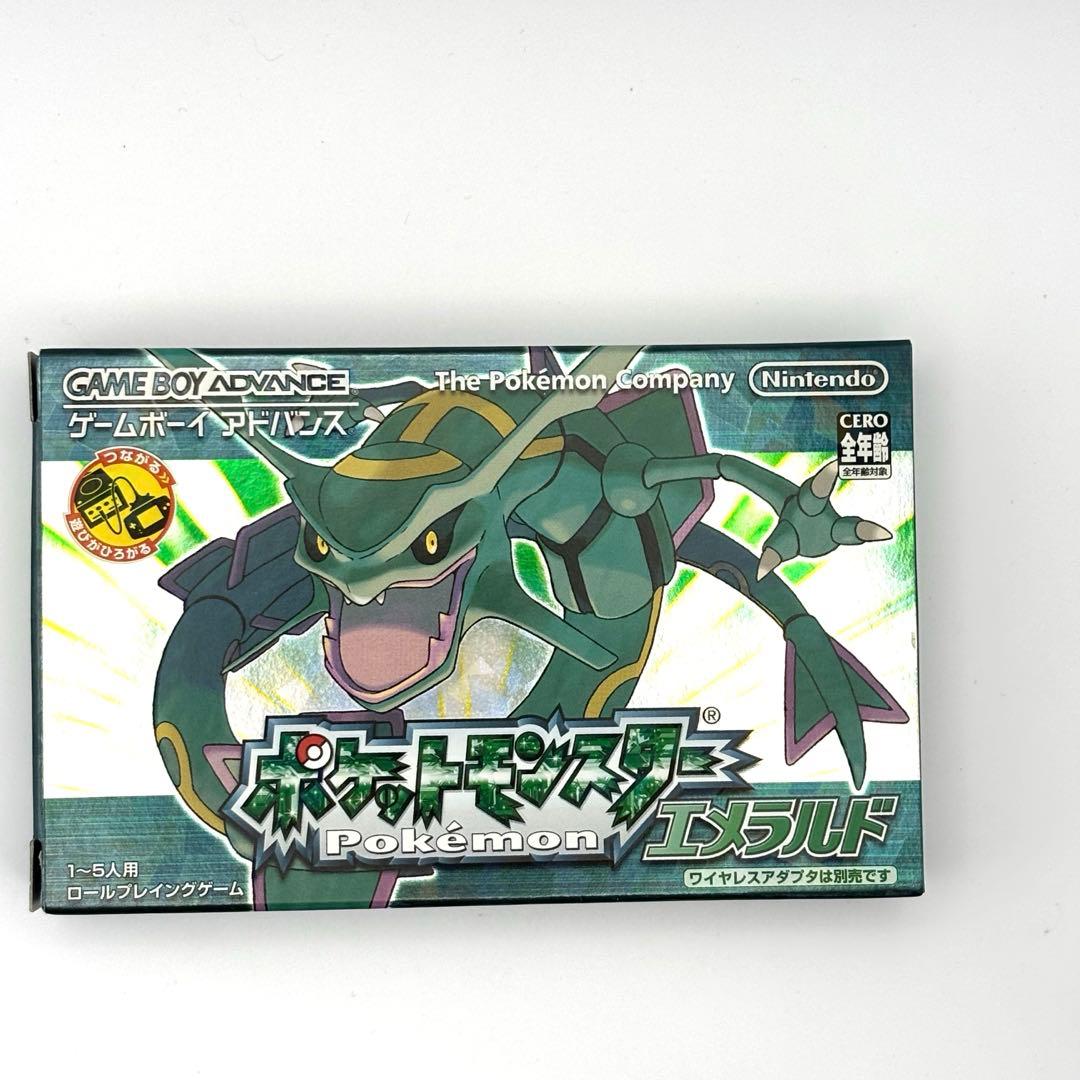 【即購入可】ポケットモンスターエメラルド 動作確認済み 時計電池切れ