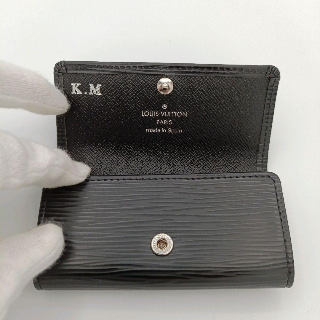 ルイヴィトン エピ ミュルティクレ4 ノワール ブラック　4連キーケース