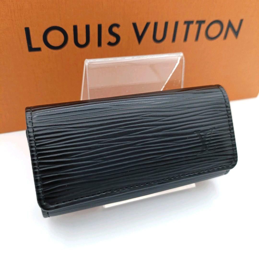 ルイヴィトン エピ ミュルティクレ4 ノワール ブラック　4連キーケース