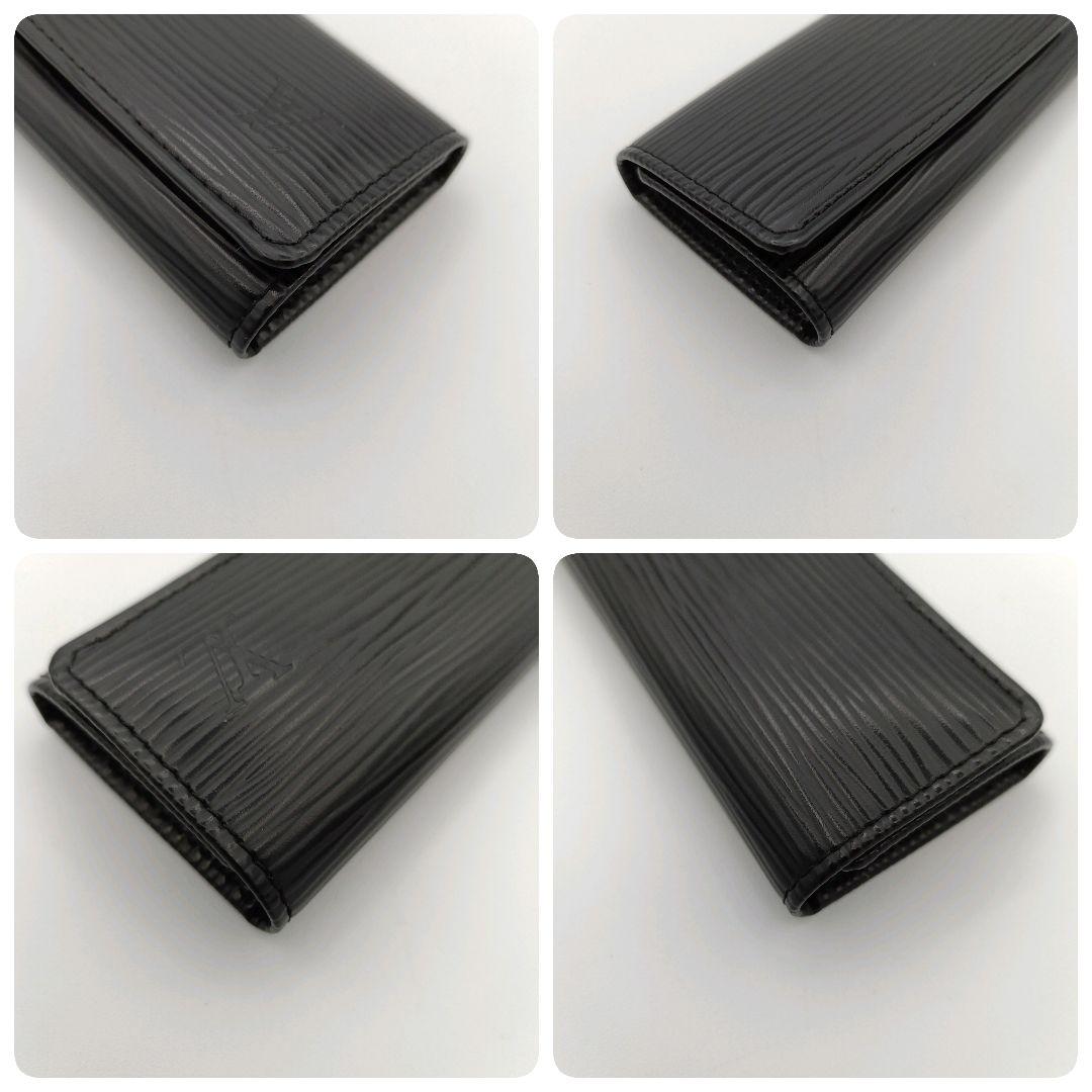 ルイヴィトン エピ ミュルティクレ4 ノワール ブラック　4連キーケース