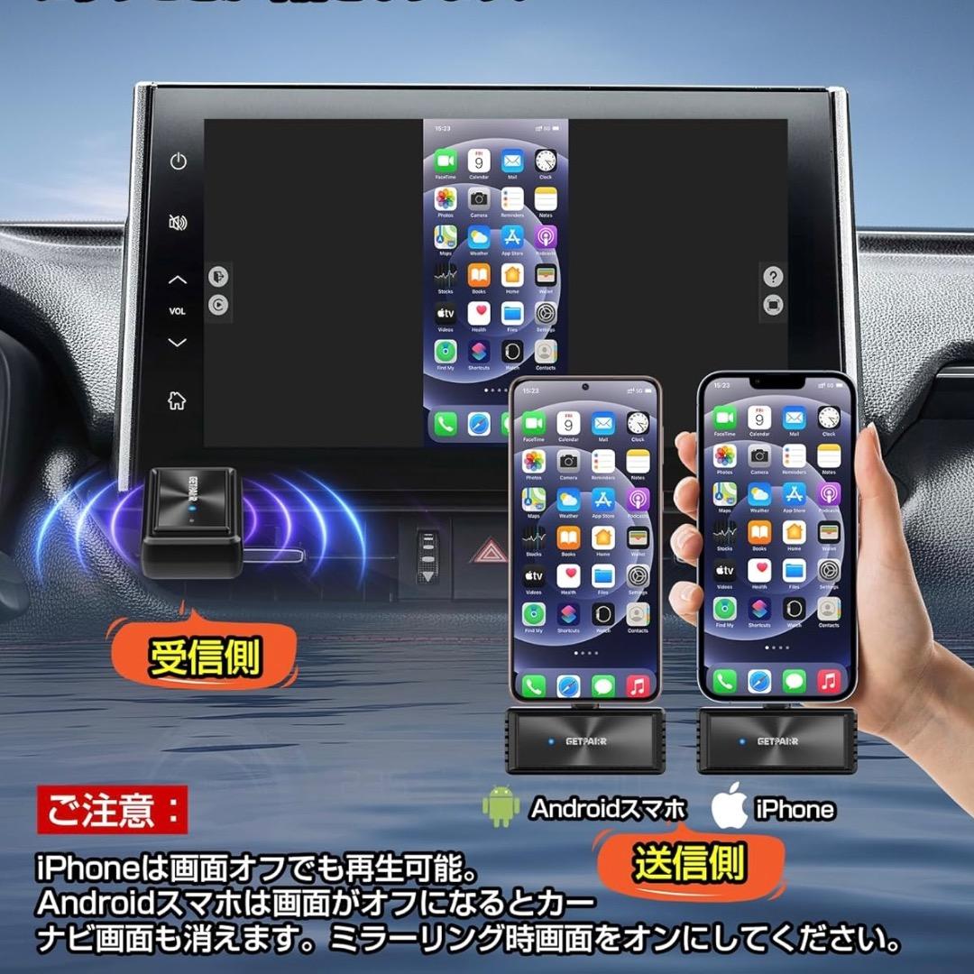 ♡Da左1007 未使用 GETPAIRR Cast ミラーリングアダプター