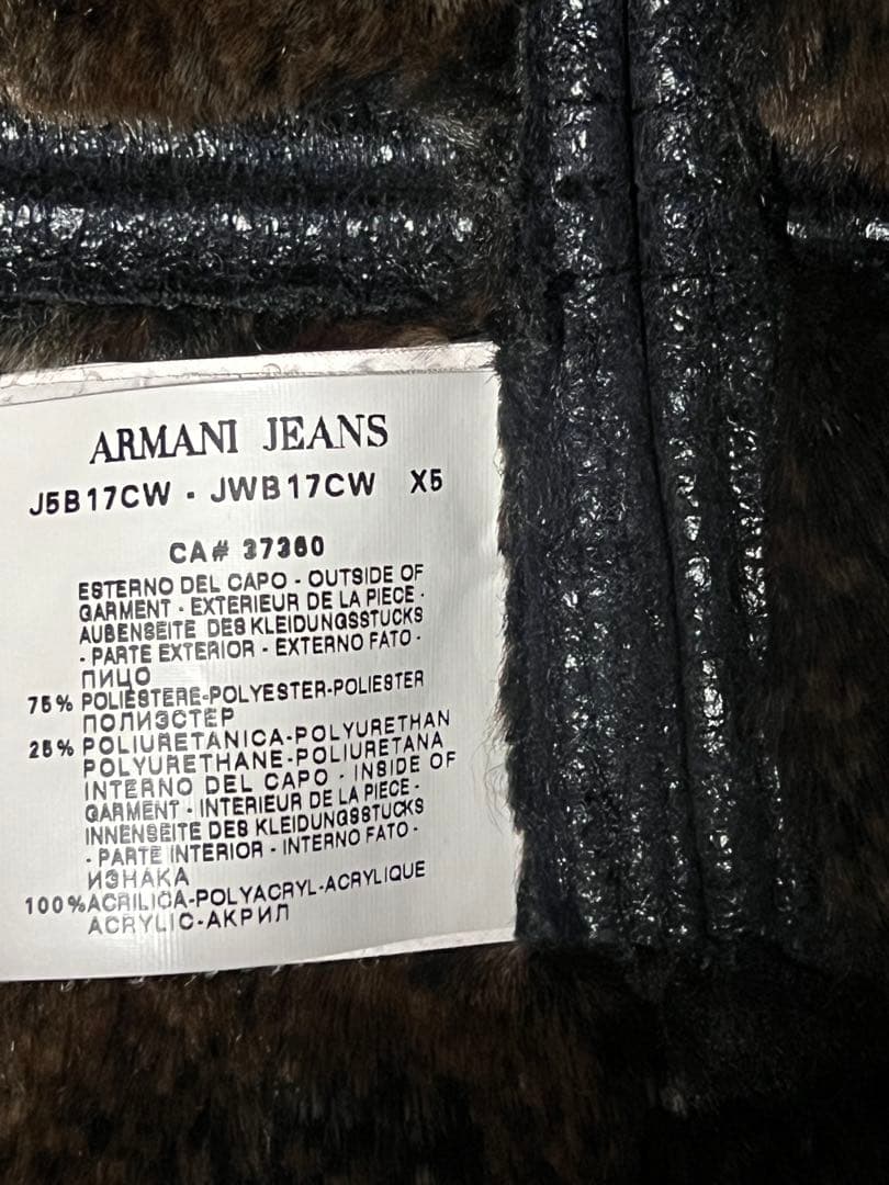 ARMANI アルマーニ レザーライダースジャケット