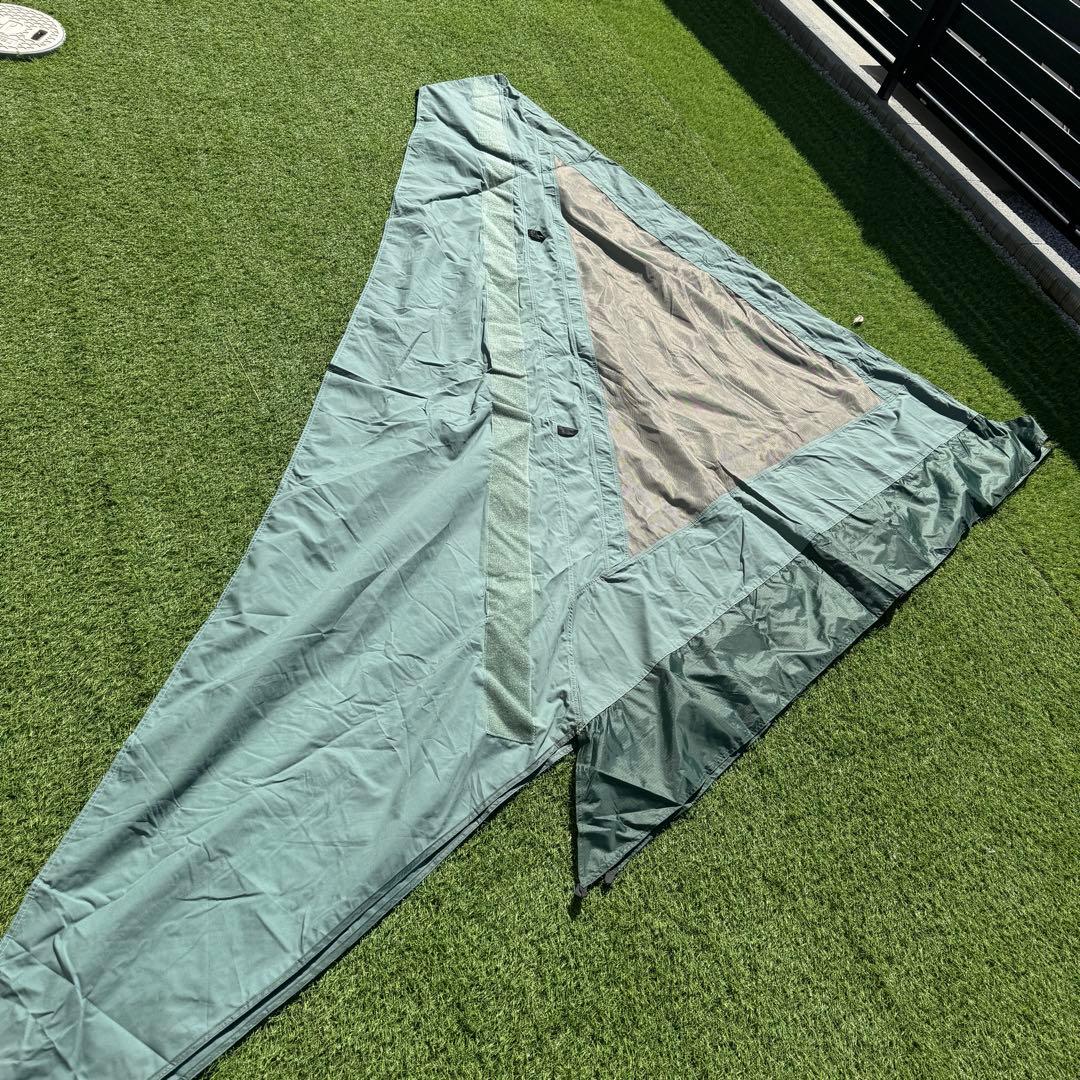 テンマクデザイン サーカスTCDX ダックグリーン 窓付フロントフラップセット