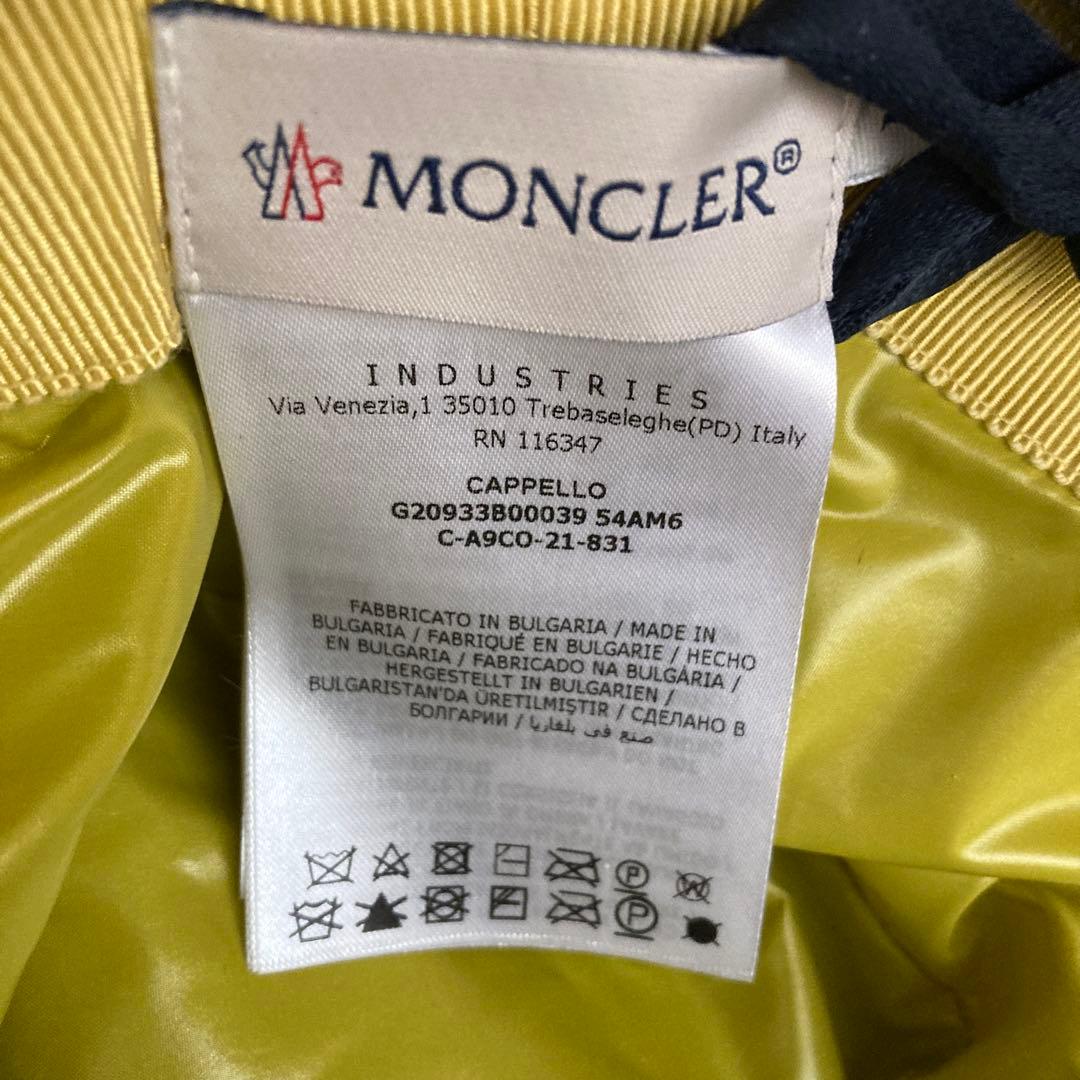 モンクレール ハット サイズL グレー 新品未使用