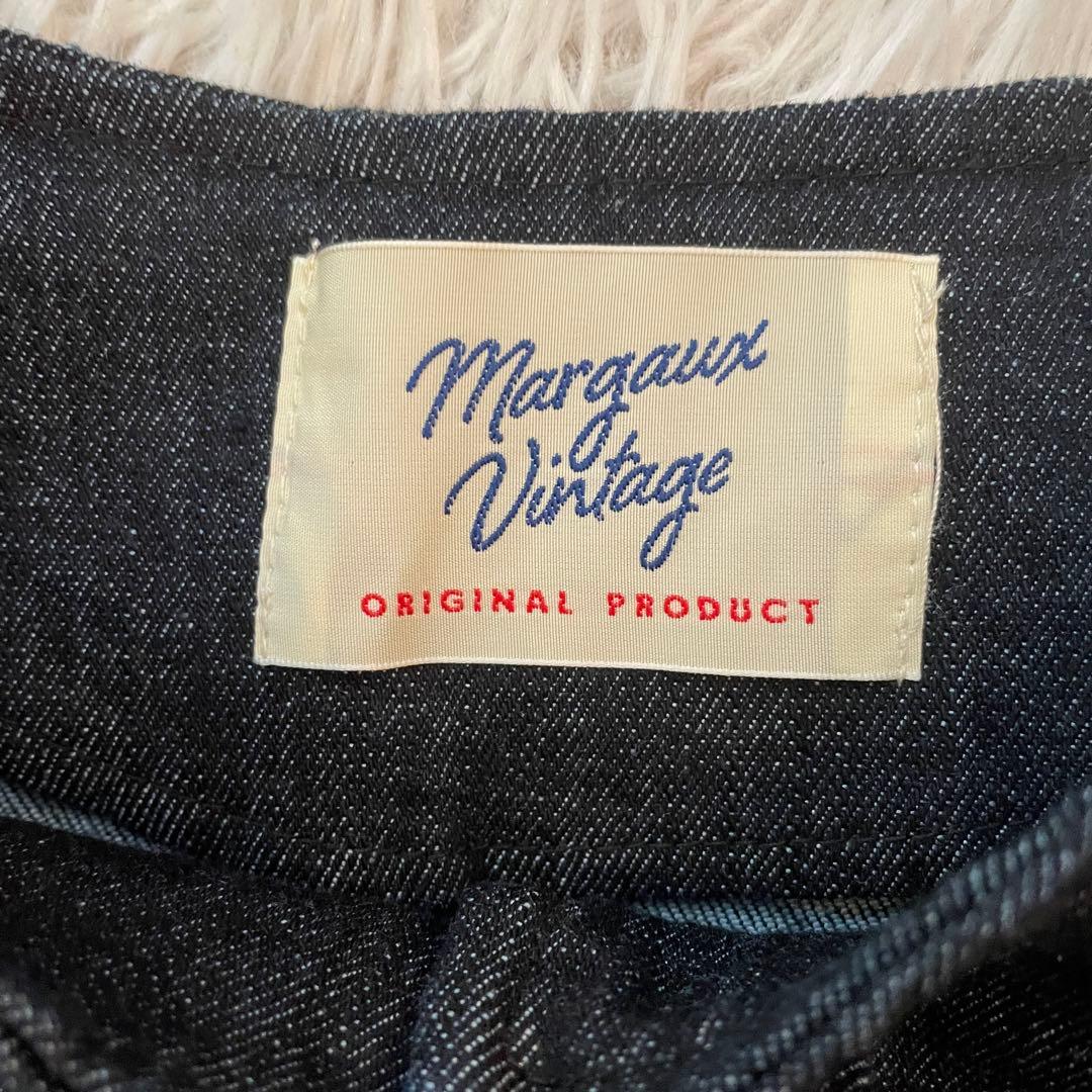 未使用タグ付き　MARGAUX VINTAGE デニムジャケット　金ボタン