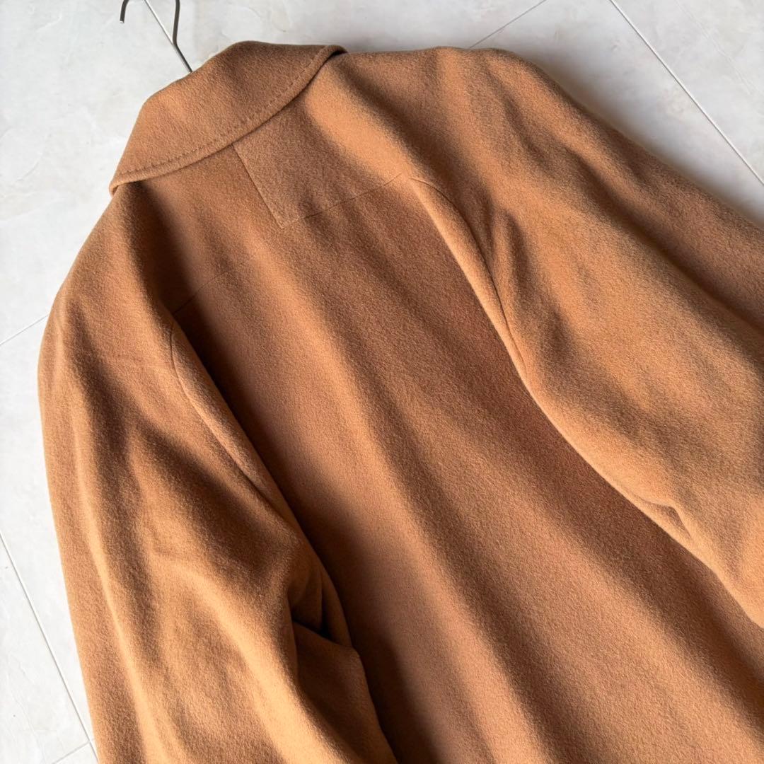 カシミヤ100% CASA DORRA カサドーラ ダブルコート キャメル L