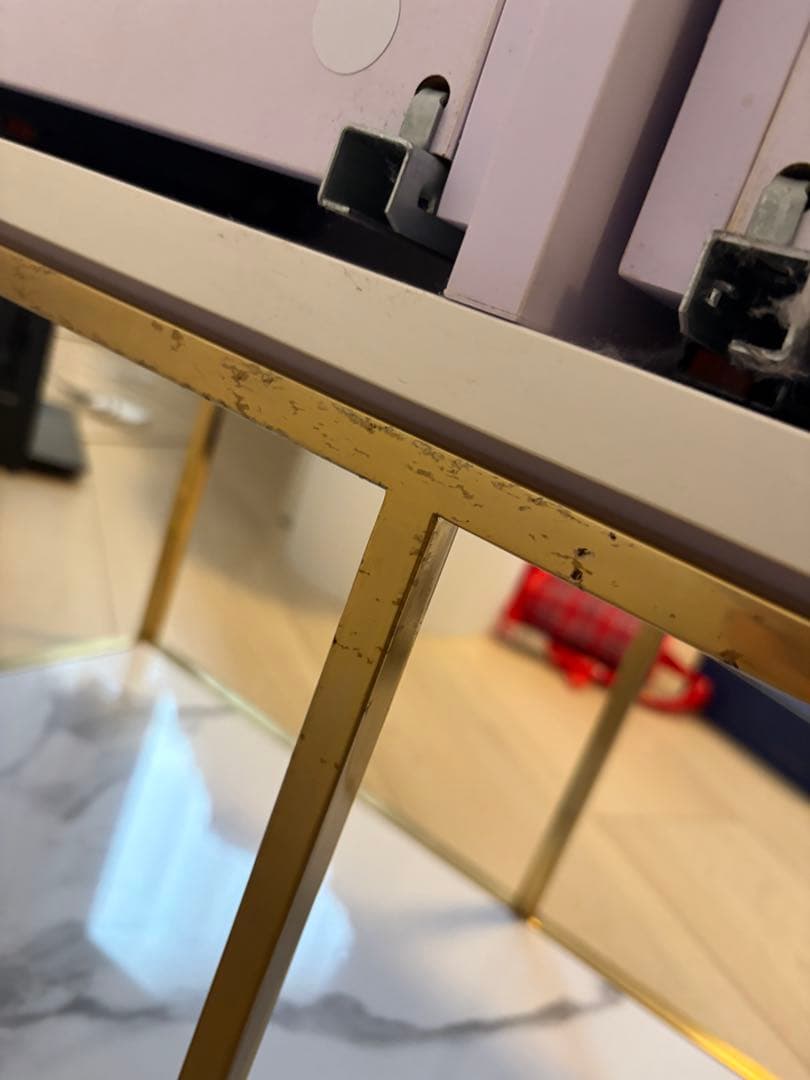 桜*様 Francfrancフランフラン レーヌ テレビボード　大理石調 ゴール