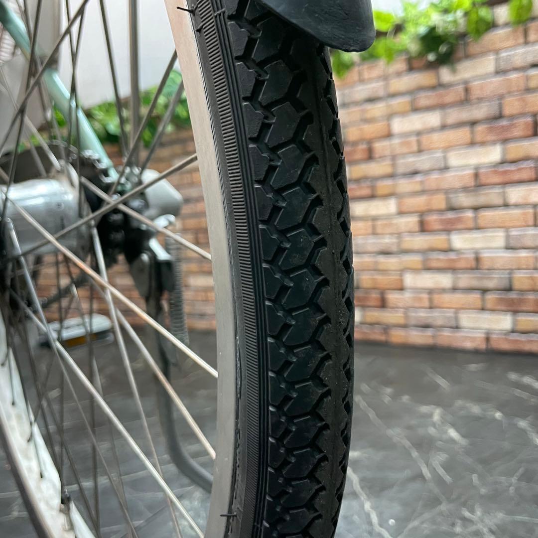 分解発送【6】電動自転車 Panasonic light U グリーン24インチ