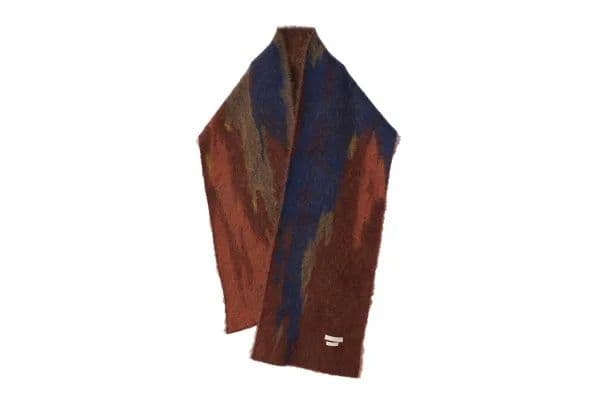 小物 YOKE / STILL JACQUARD LONG STOLE(ORANGE)