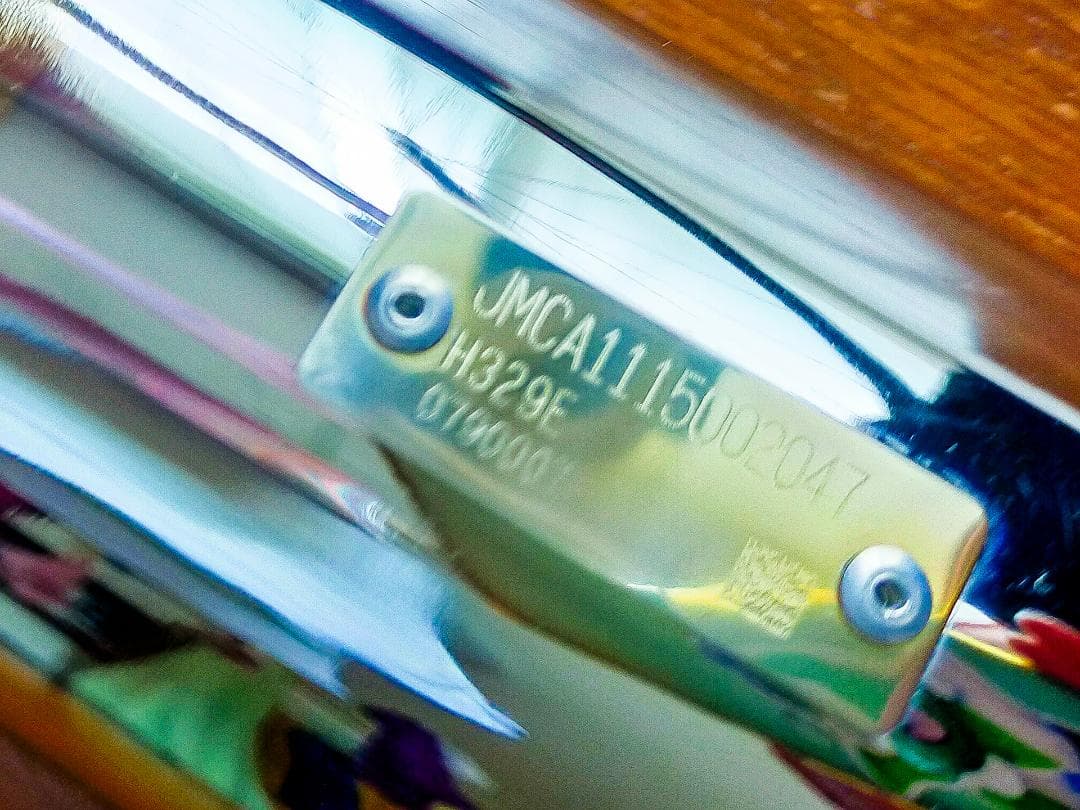 【中古】デイトナキャブトンマフラー　SR400FI用　車検対応　使用1週間程度