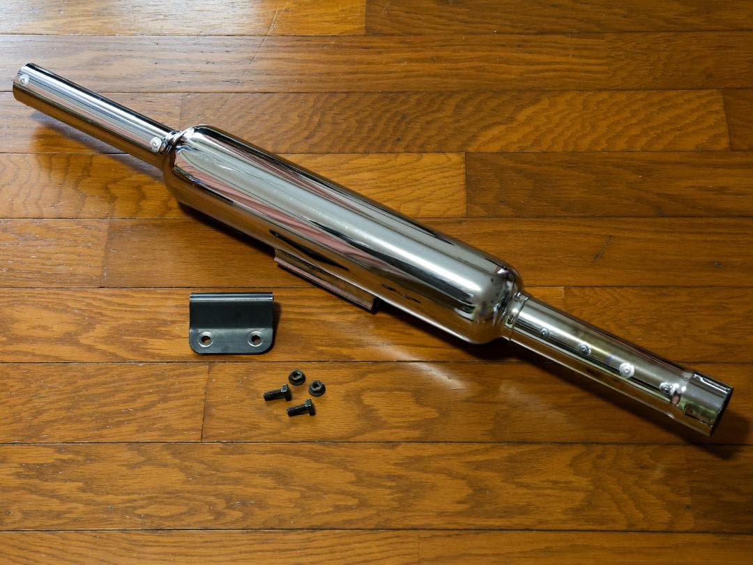 【中古】デイトナキャブトンマフラー　SR400FI用　車検対応　使用1週間程度