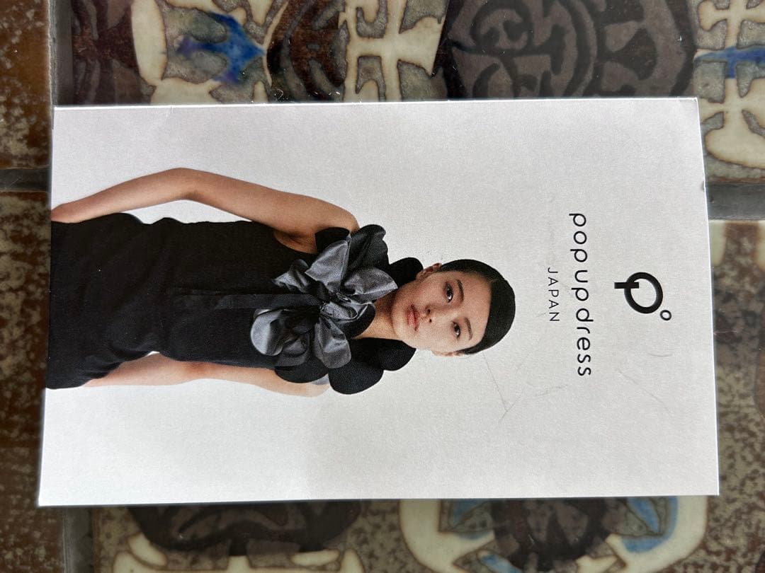 popup dress ストール