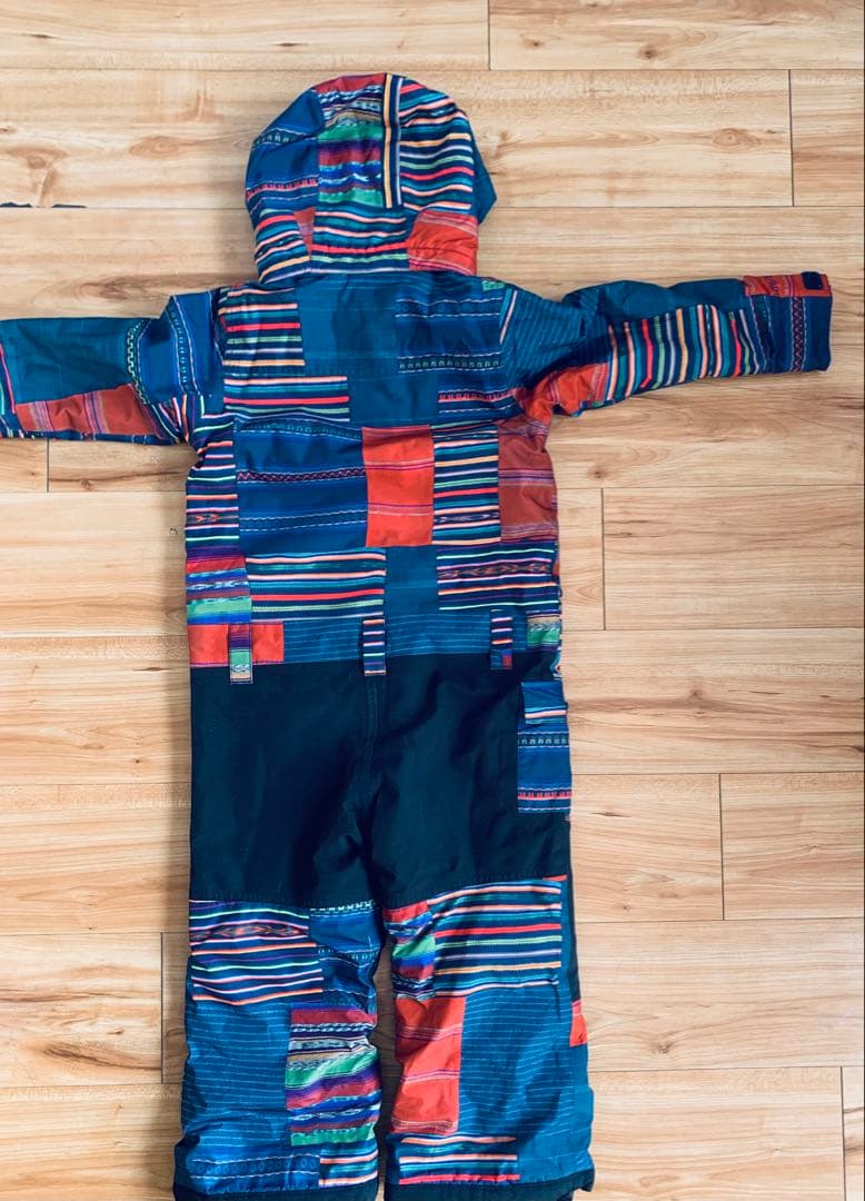 Burton 子供用スノーボードウェア パッチワーク