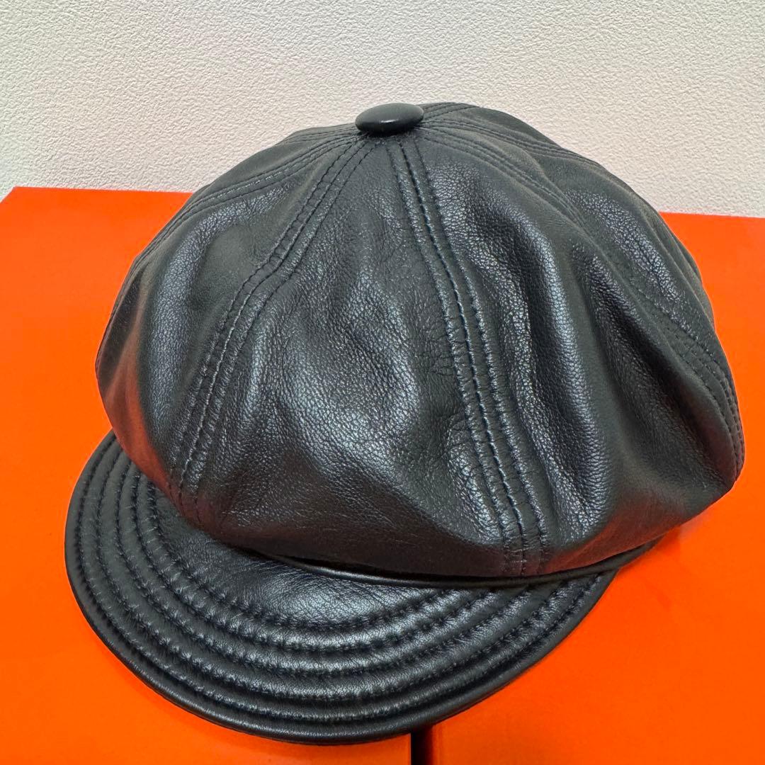 NEW YORK HAT ニューヨークハット本革　レザーキャスケット
