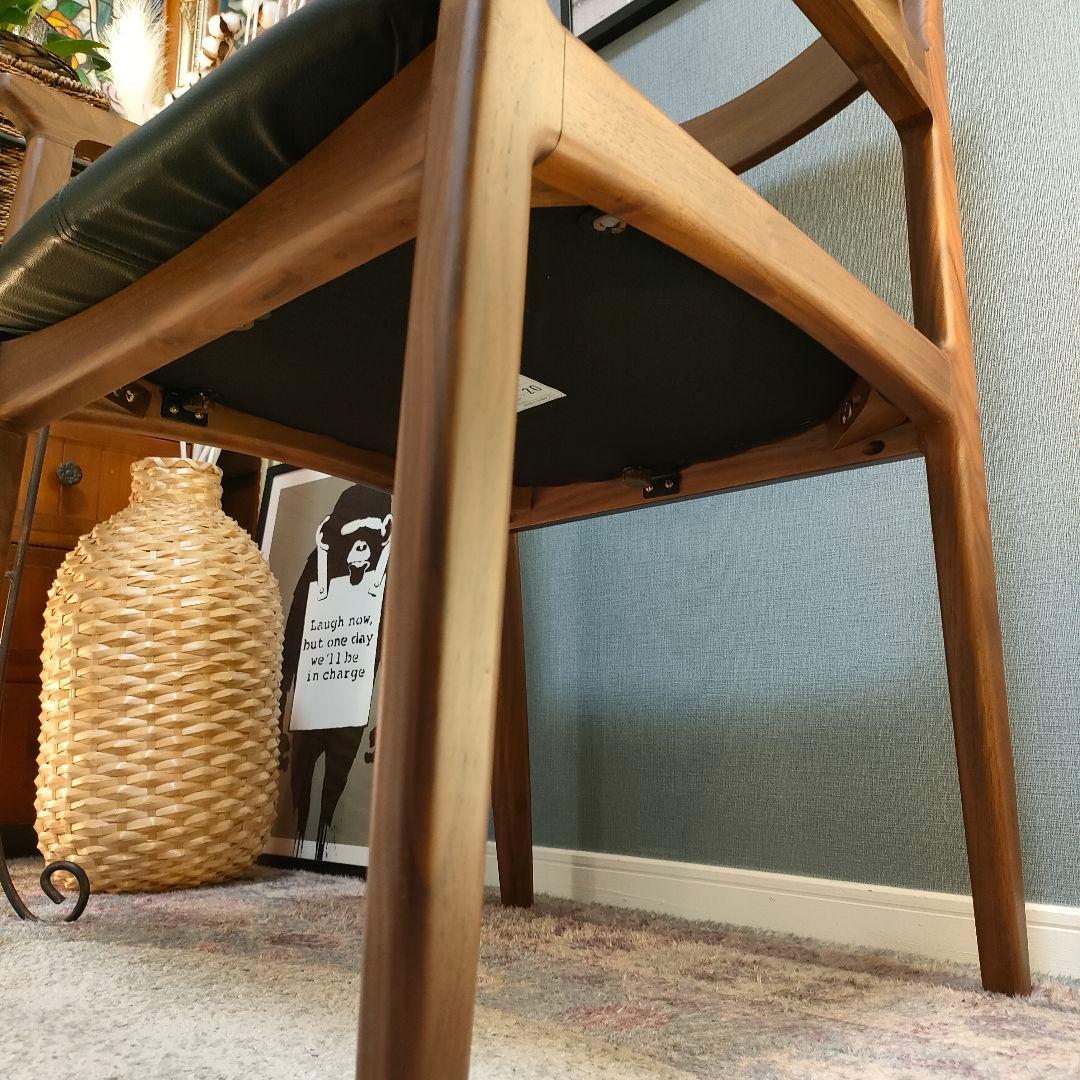 【関家具】ダイニングチェア ウォールナット 無垢材 天然木