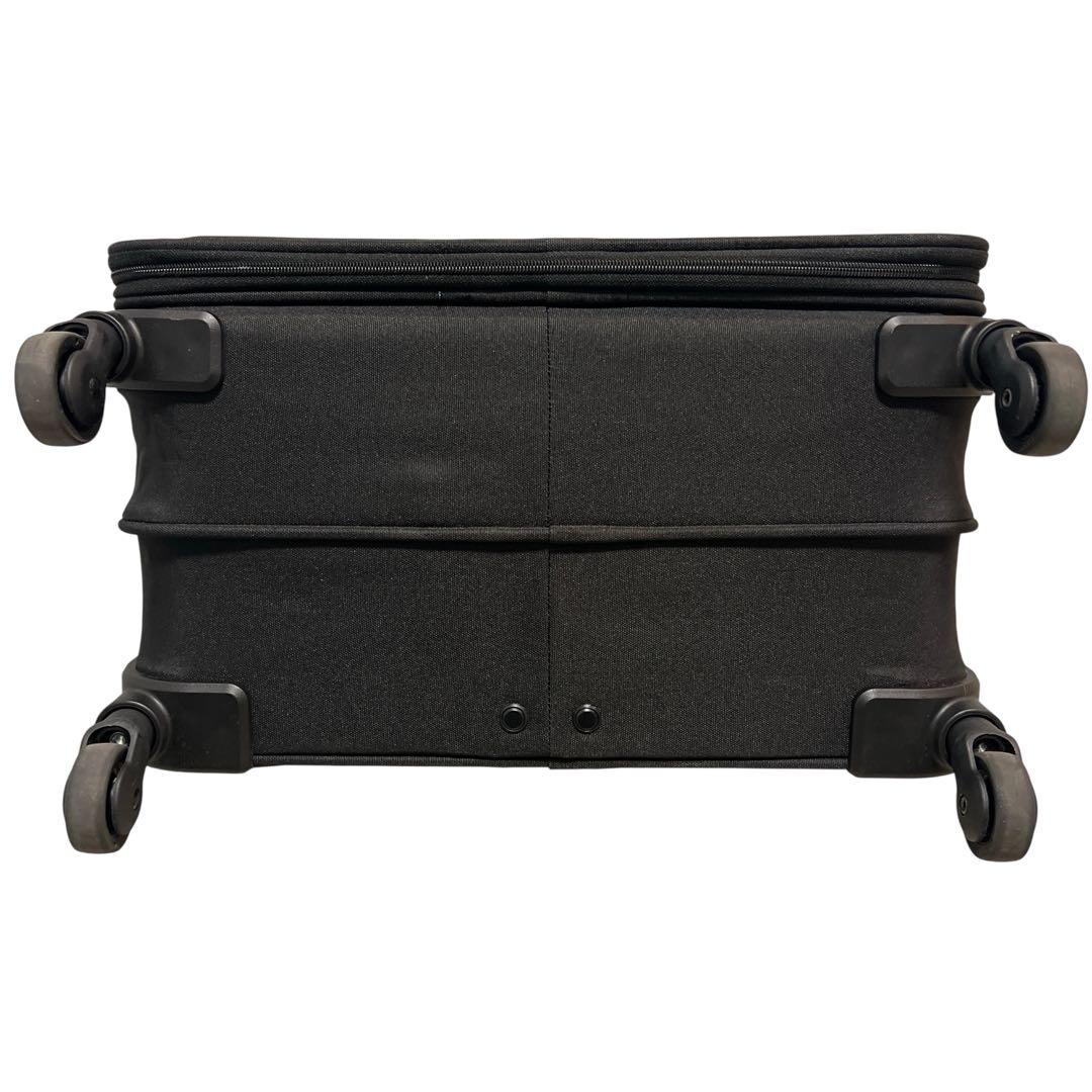 無印良品 半分の厚みで収納できるソフトキャリーケース 大型 63L 黒 ブラック