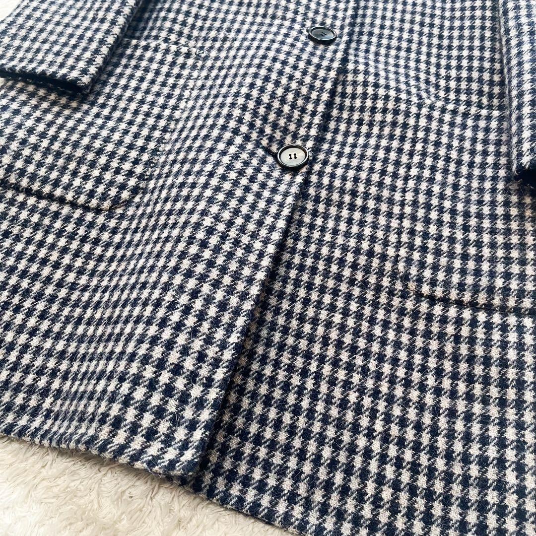 MAXMARA クチートアマーノ ダブルフェイスコート 千鳥格子 アルパカ 42