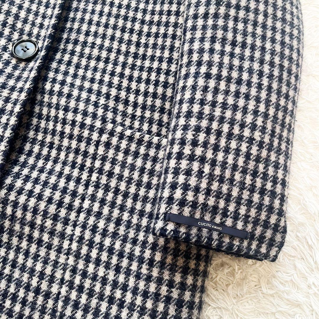 MAXMARA クチートアマーノ ダブルフェイスコート 千鳥格子 アルパカ 42