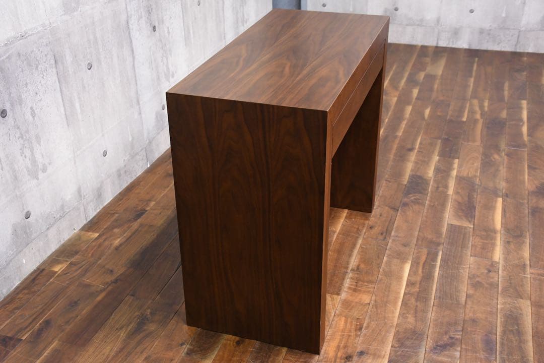 EFK81 IDC大塚家具 ウォールナット コンソールデスク ネストテーブル