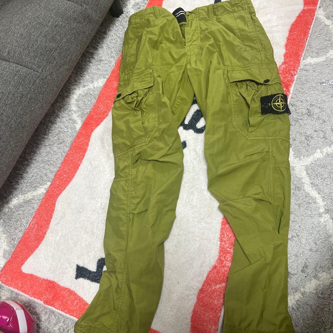 STONE  カーゴパンツ オリーブグリーン