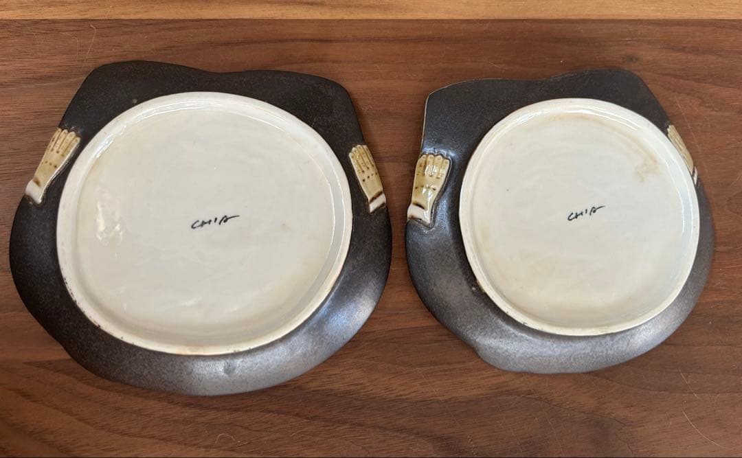 作家　野上千晶nogamichiaki ソーサー『ラブミー』2枚セット