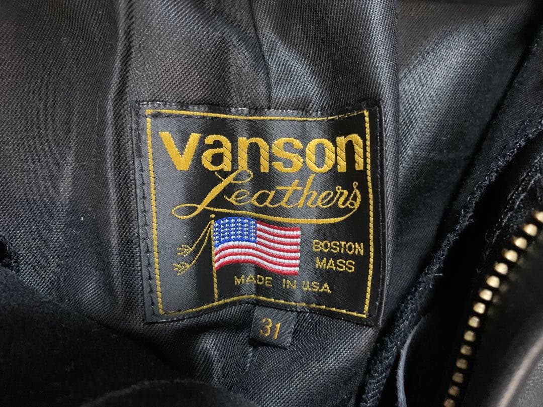 バンソン　VANSON レザーパンツ　革パン　サイズ31
