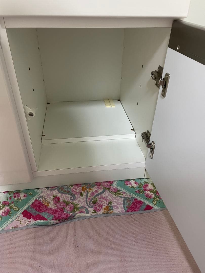 ニトリ　キッチンカウンター　アルミナ2 100CT WH 幅100