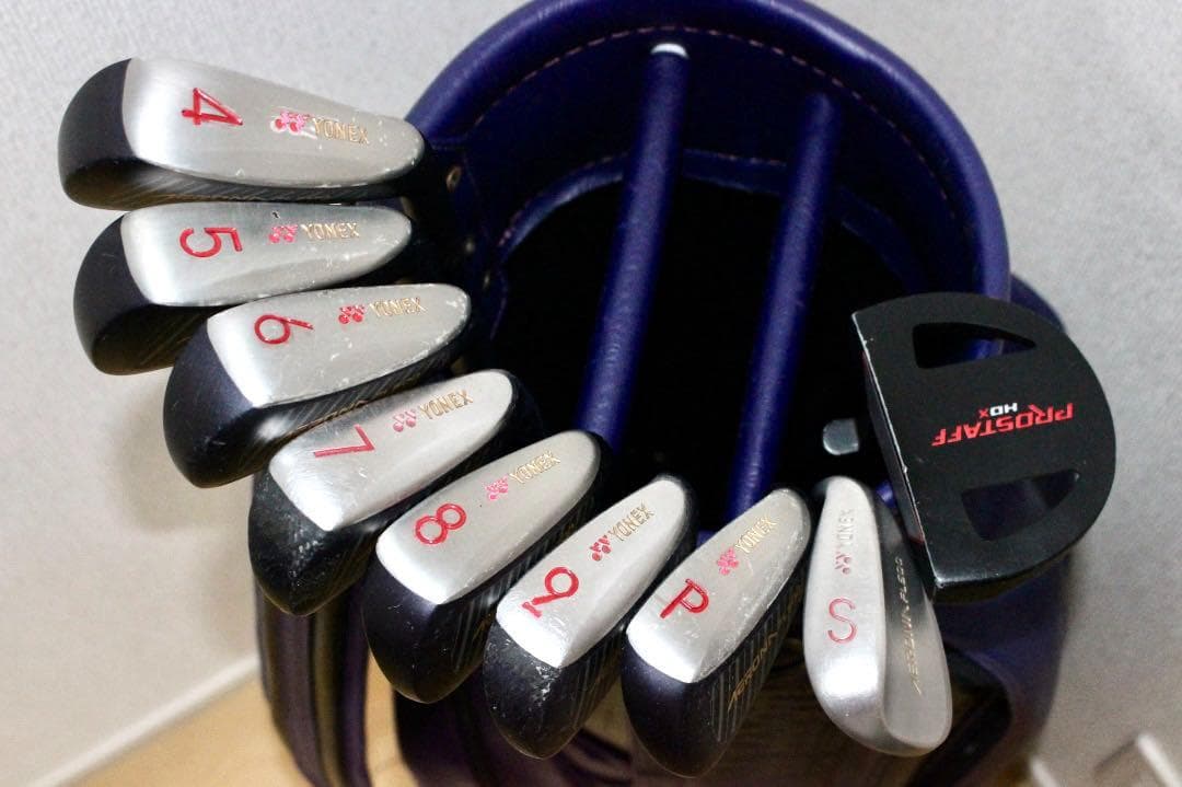 レディース用❗️ヨネックス等 ゴルフクラブ セット‼️キャディバッグ付❗️