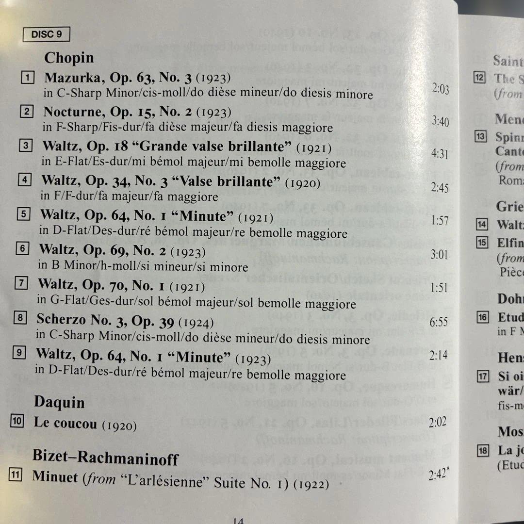 クラシック Rachmaninoff/The Complete Recordings10CD