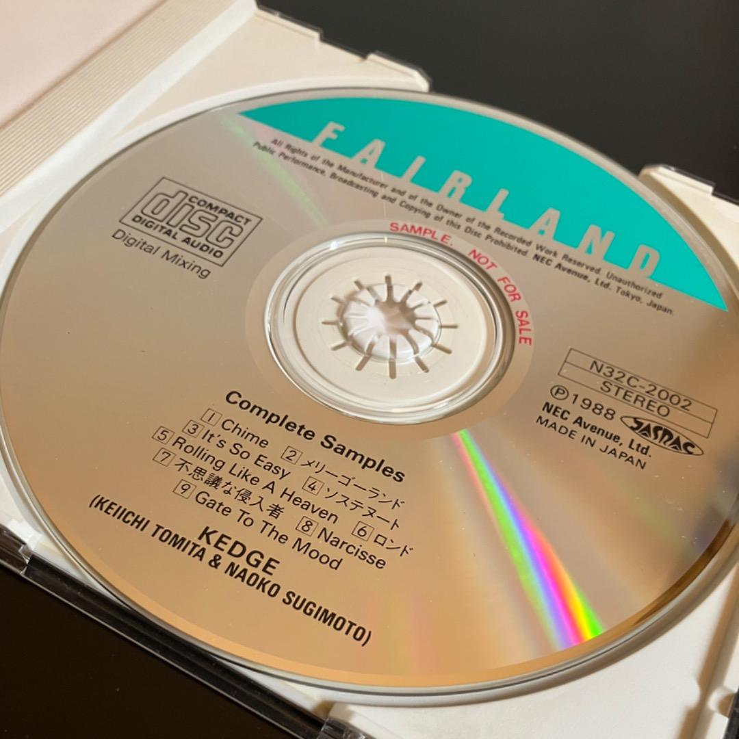 KEDGE Complete Samples 1988年初回リリース盤 CD