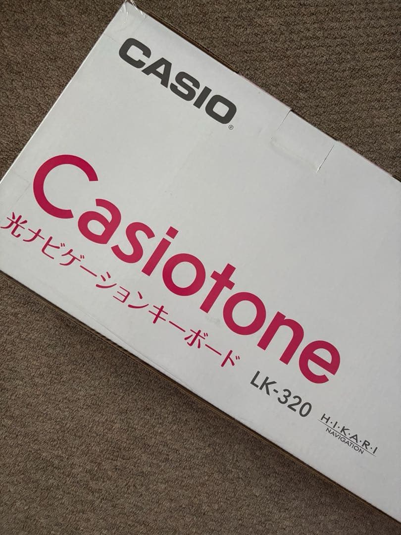 CASIO LK-320 電子オルガン ピンク