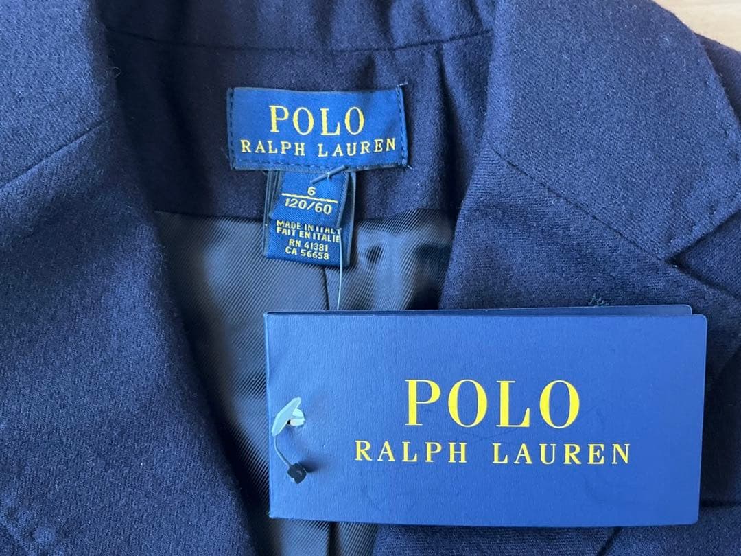 【新品タグ付き】ポロラルフローレン　ウール　ブレザー