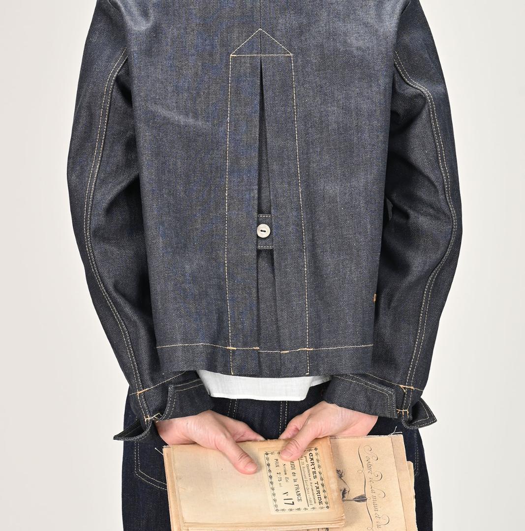 2024AW～45R ライ麦デニムのレフアジャケット（濃）サイズ03（L）
