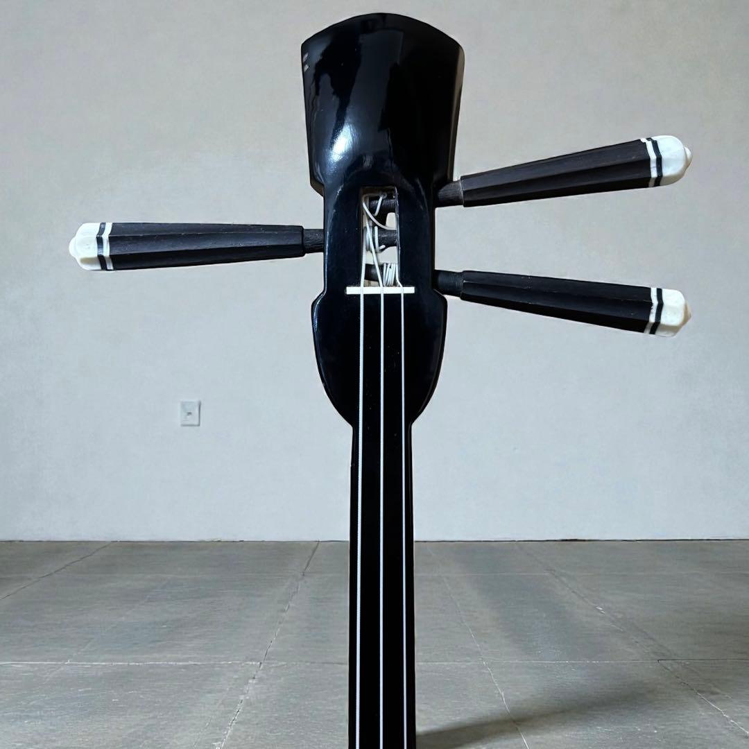 【動作確認済】沖縄三線 人工皮 蛇柄 本体のみ 美品 安定感◎