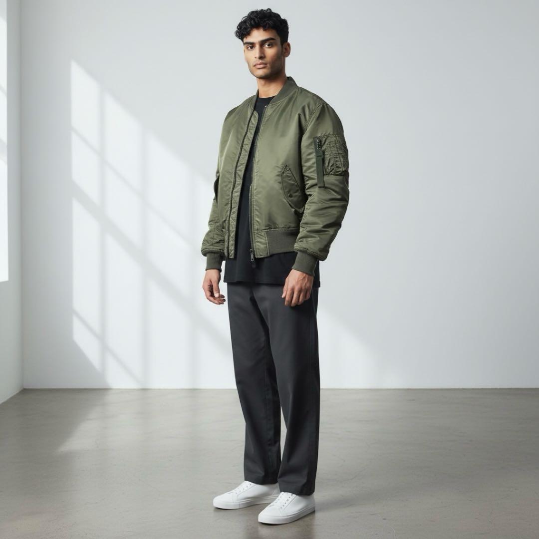 ジャケット・アウター 90s alpha reversible MA-1 flight jacket