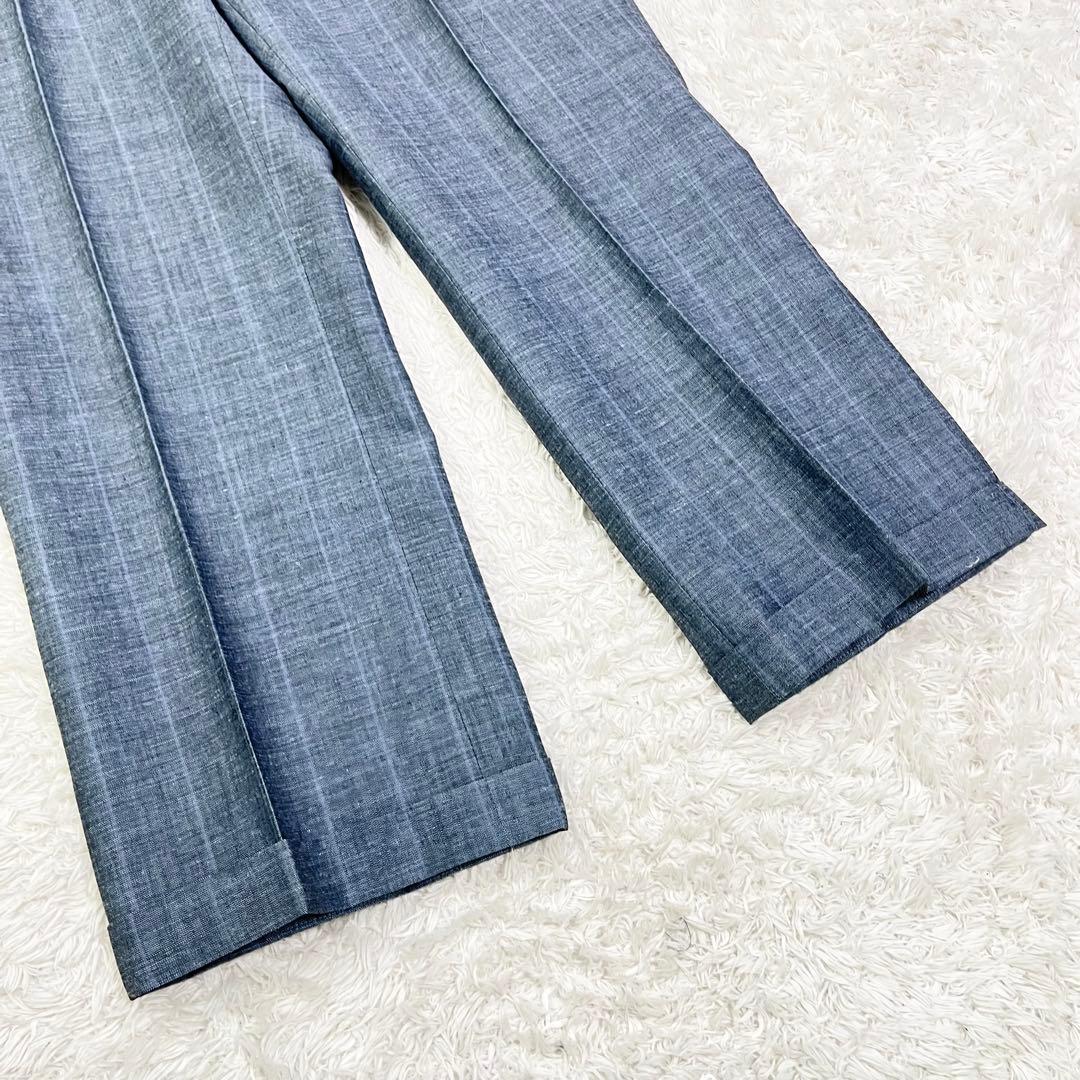 【新品】Burberry’s 麻 背抜き チェック セットアップ スーツ