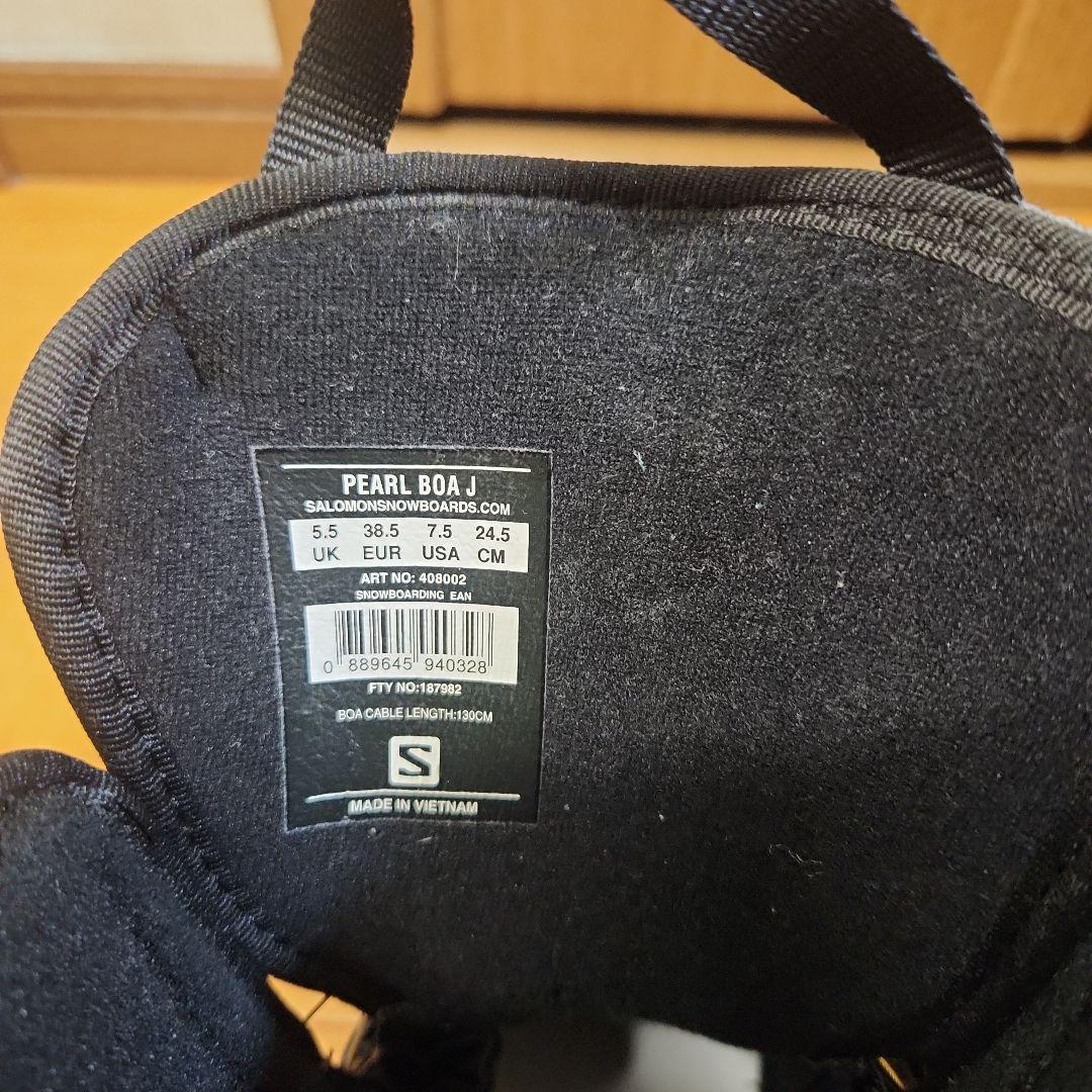 美品.SALOMON.PEARL.Boa.J.スノーボードブーツ.24.5cm