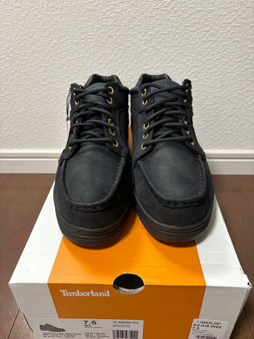【新品】Timberland GTX Mock Toe Mid 7.5 ブラック