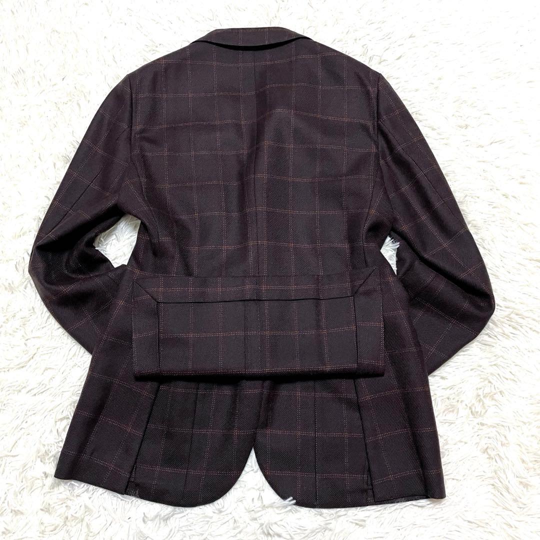 美品 トゥモローランド テーラードジャケット SUPER100 ウールカシミヤ
