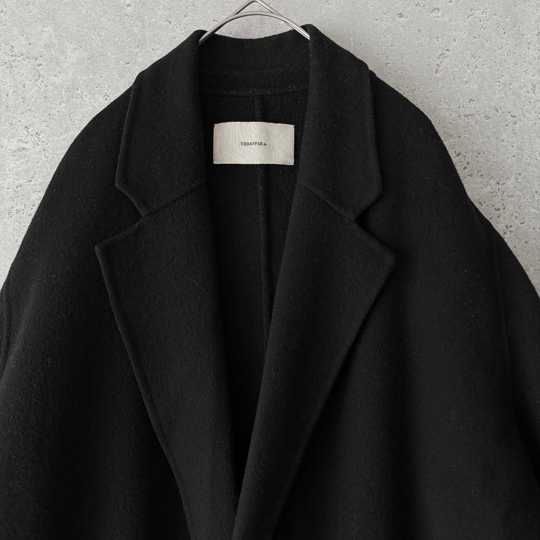 近年✨TODAYFUL Wool Over Coat ブラック　36