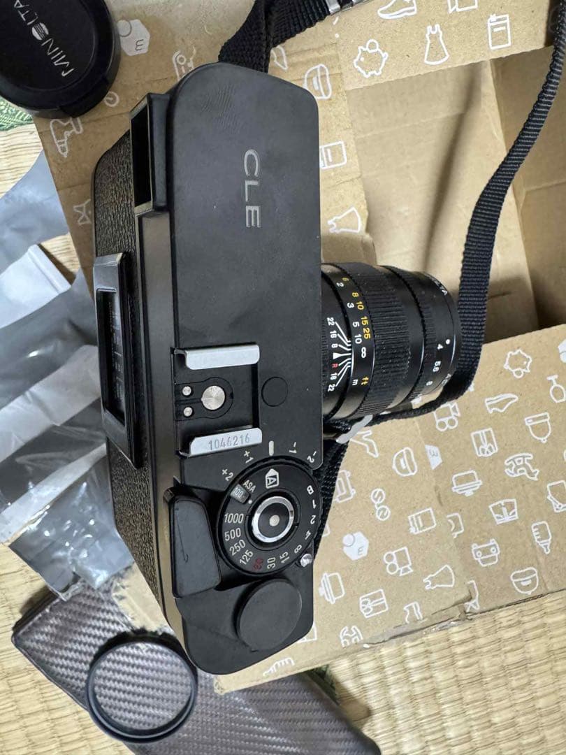 MINOLTA CLE フィルムカメラ M-ROKKOR 40f2 + 90f4