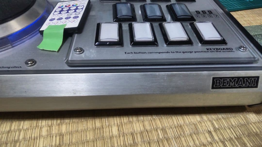 ビートマニア プレミアムコントローラー カスタム フルカラーLED 新品EMP