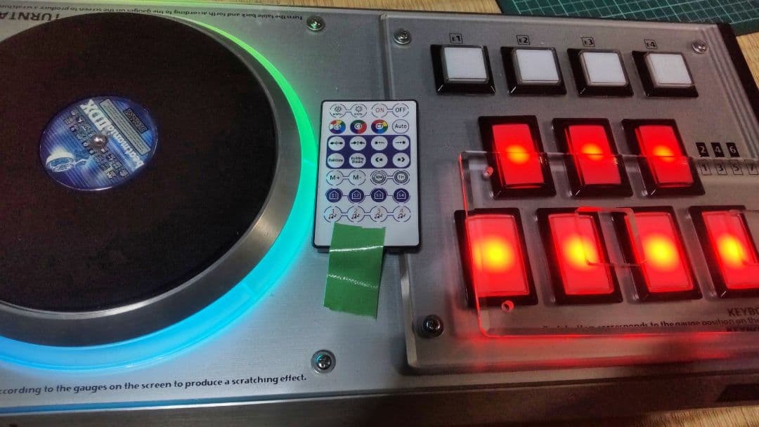 ビートマニア プレミアムコントローラー カスタム フルカラーLED 新品EMP