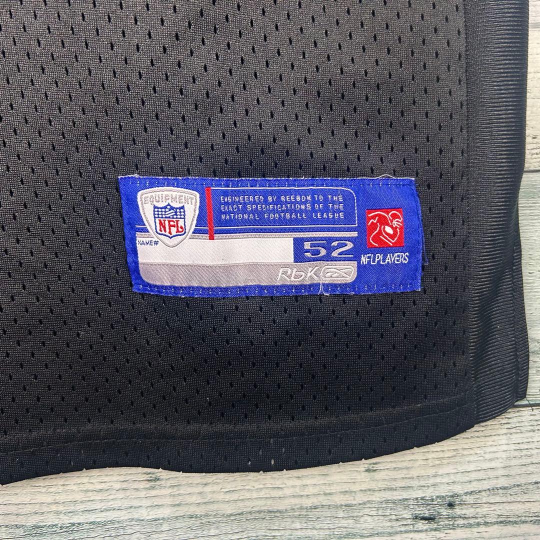 リーボック NFL 全刺繍 レイダース アメフトゲームシャツ XL 5530