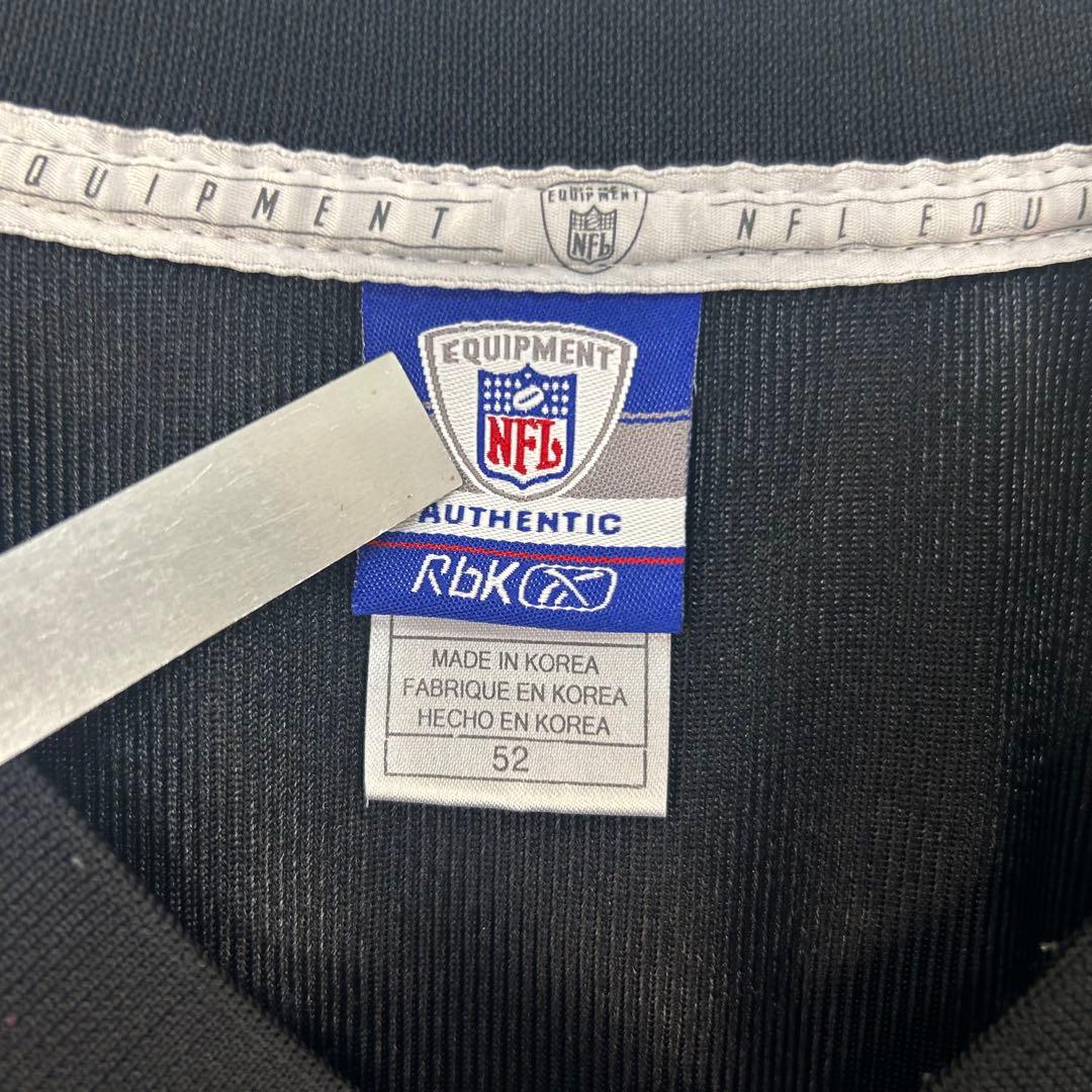 リーボック NFL 全刺繍 レイダース アメフトゲームシャツ XL 5530