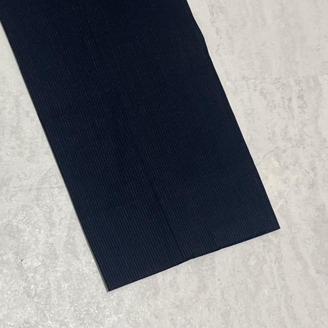 美品『バーバリーブラックレーベル』ドレススーツ ピークドラペル ストライプ 濃紺