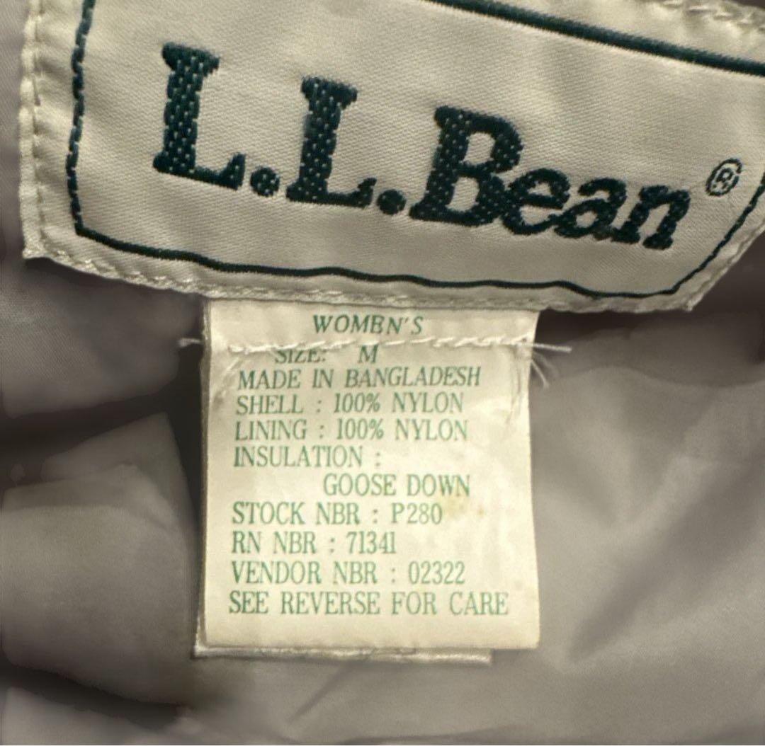 90s / L.L.Bean ブラック ダウンジャケット SIZE M