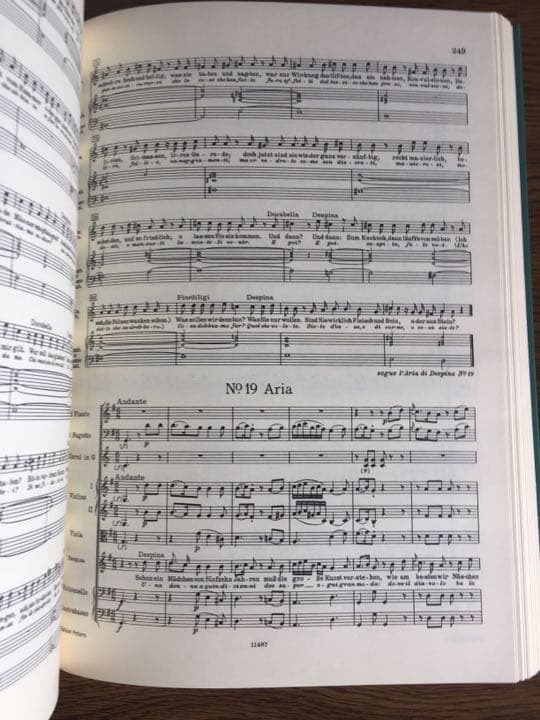 モーツァルト：コシファントゥッテ〜ペータース版