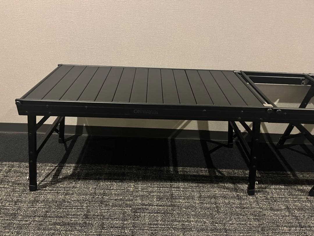 【週末値下】ON WAY/アウトドアテーブル3点セット